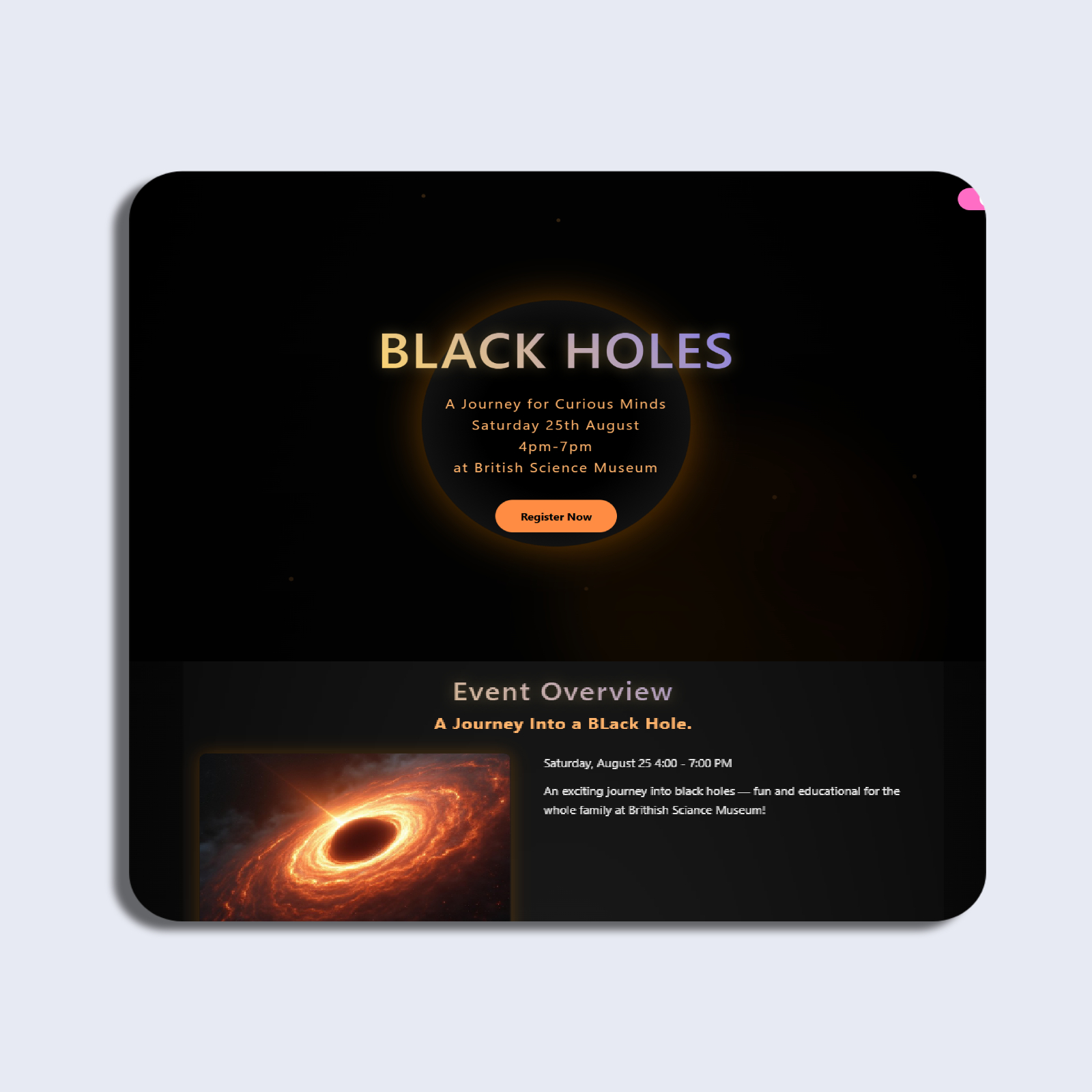 Black Hole Event preview