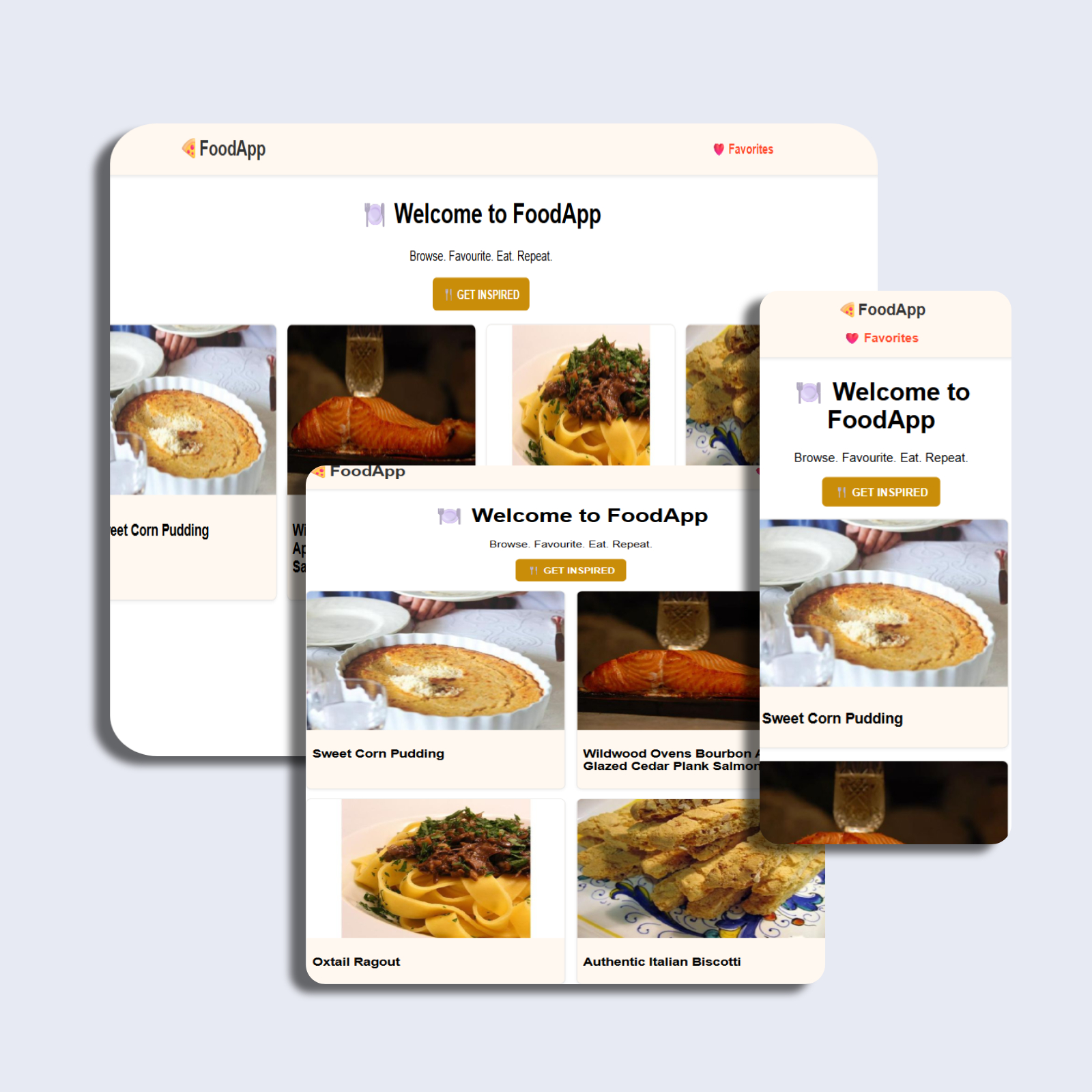 Food App preview